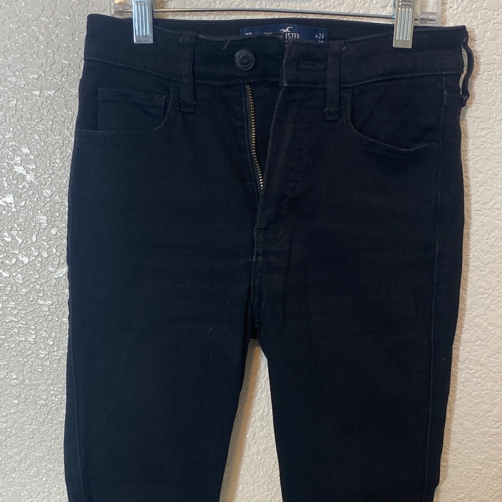 Hollister High-Rise Super Skinny Jeans - Dark Gray